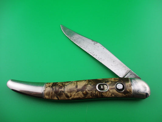 z Hammer Brand Imperial Toothpick Copper swirl vintage switchblade