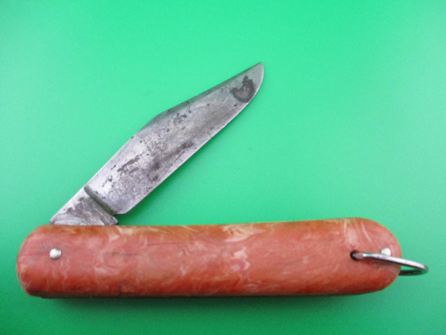 Colonial PRONTO Fatjack Salmon Swirl switchblade knife