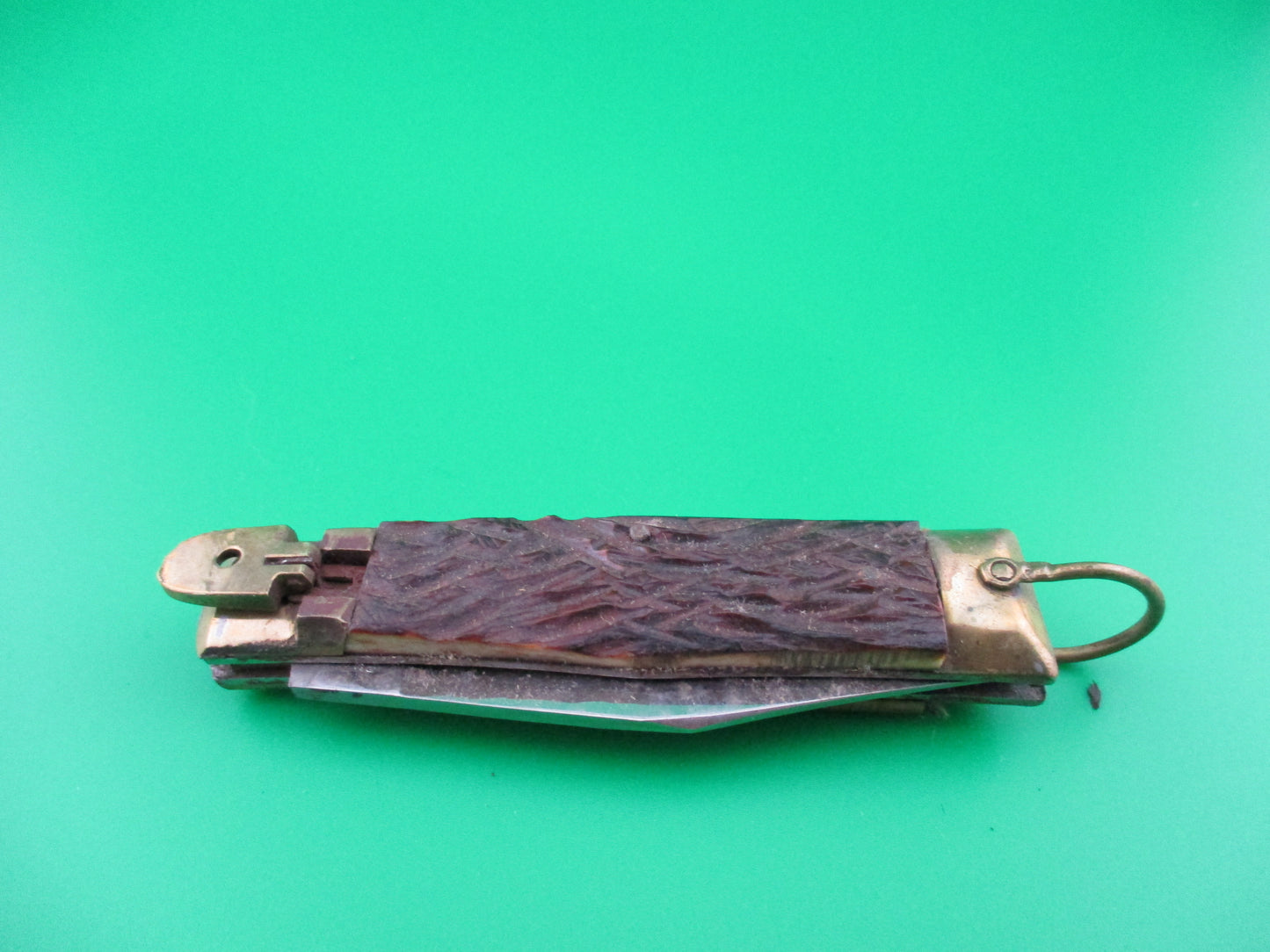 Murakami Japanese bone lever switchblade NOS in box
