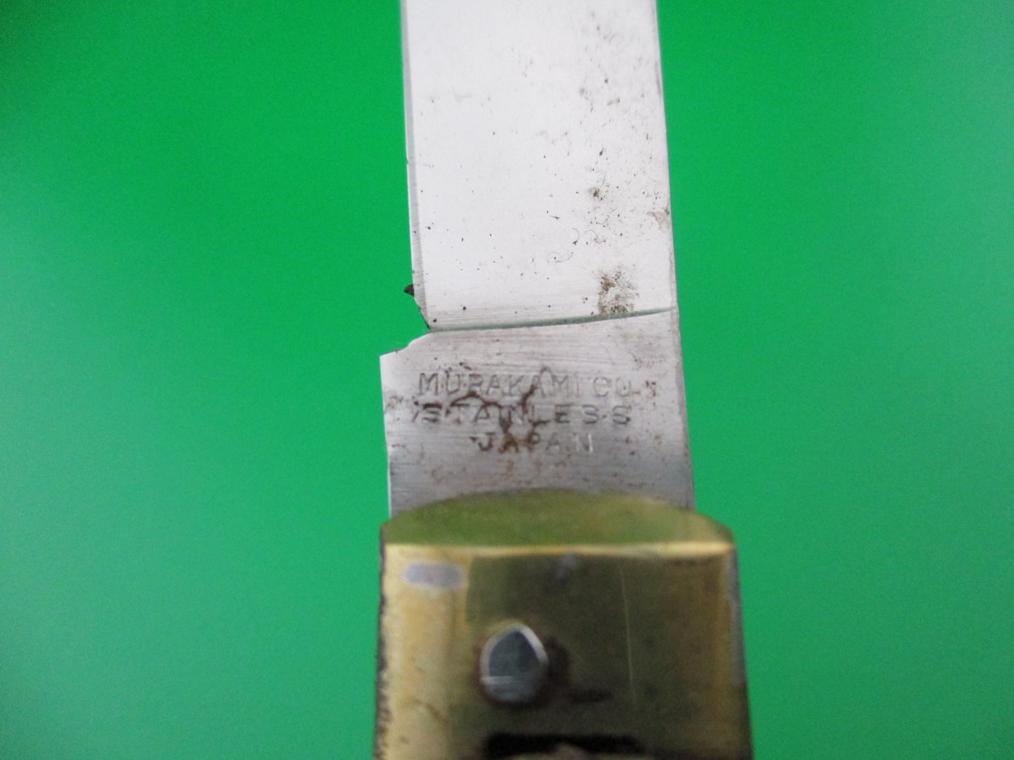 Murakami Japanese bone lever switchblade NOS in box