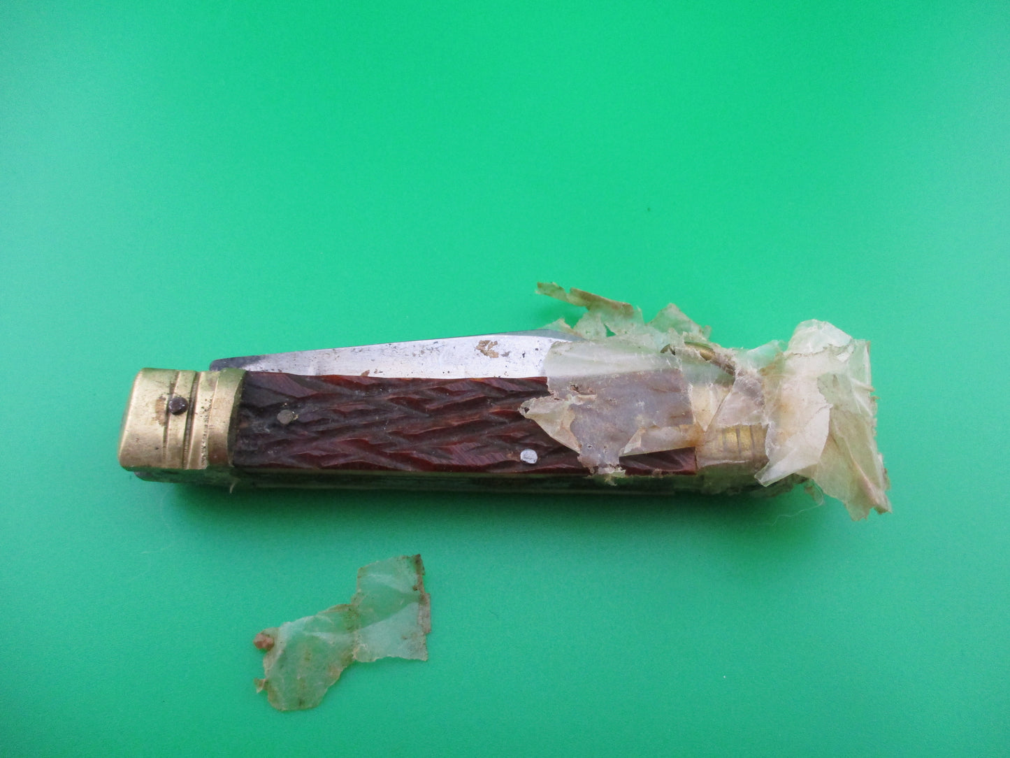 Cutly Japanese Bone lever knife 1950s New Old Stock Mexico 2020 find