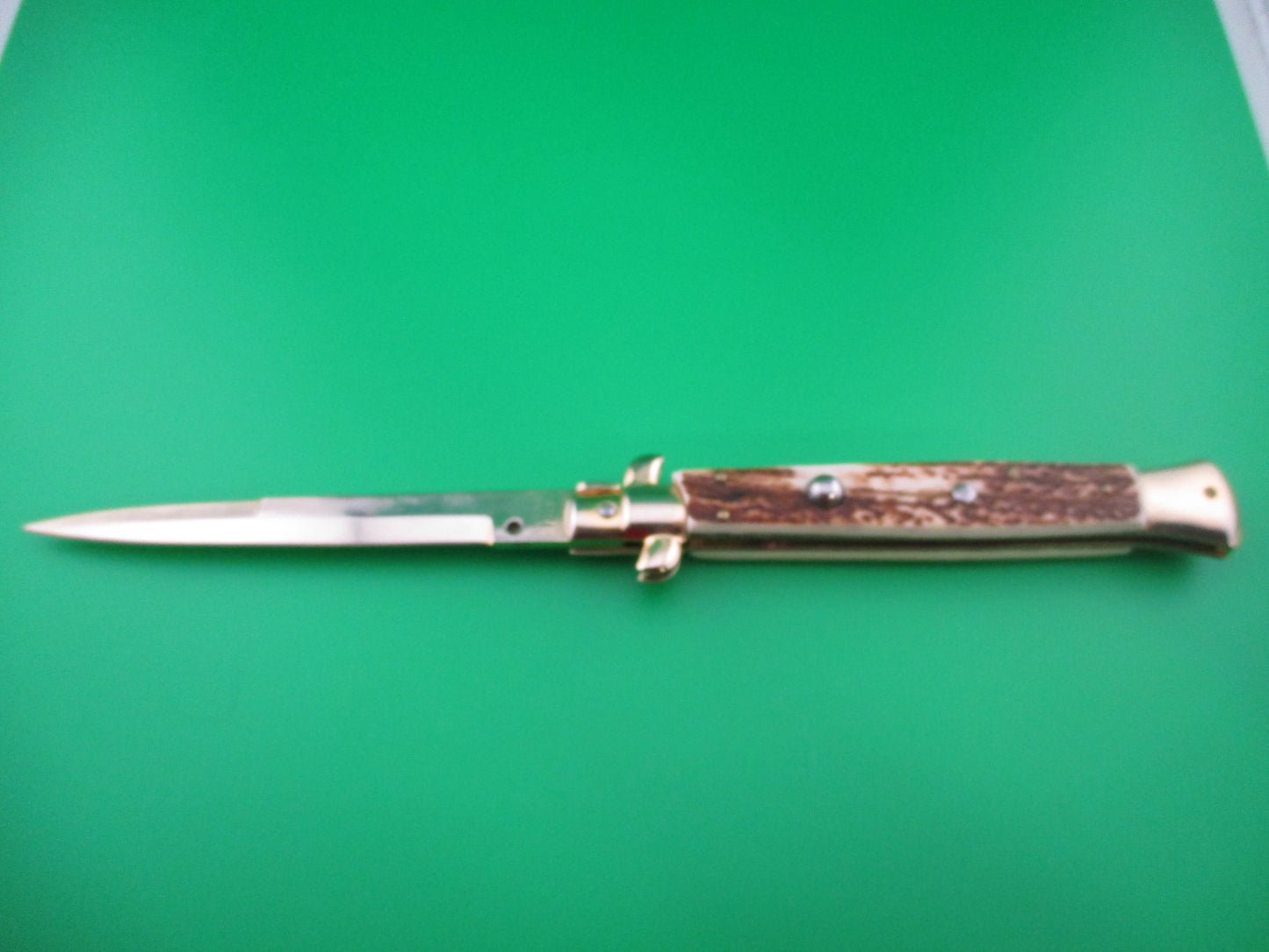 z Frank B 11 inch Gold plate Stag stiletto