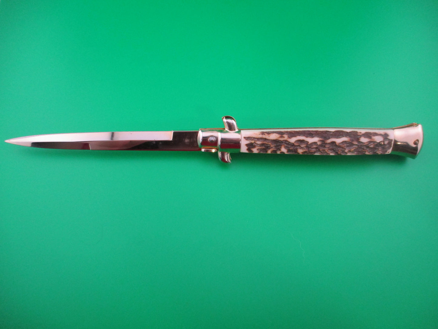 z Frank B 11 inch Gold plate Stag stiletto