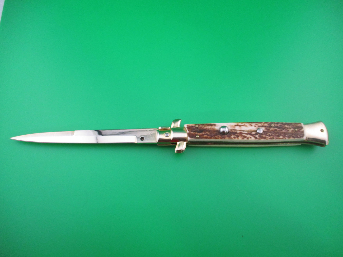 z Frank B 11 inch Gold plate Stag stiletto