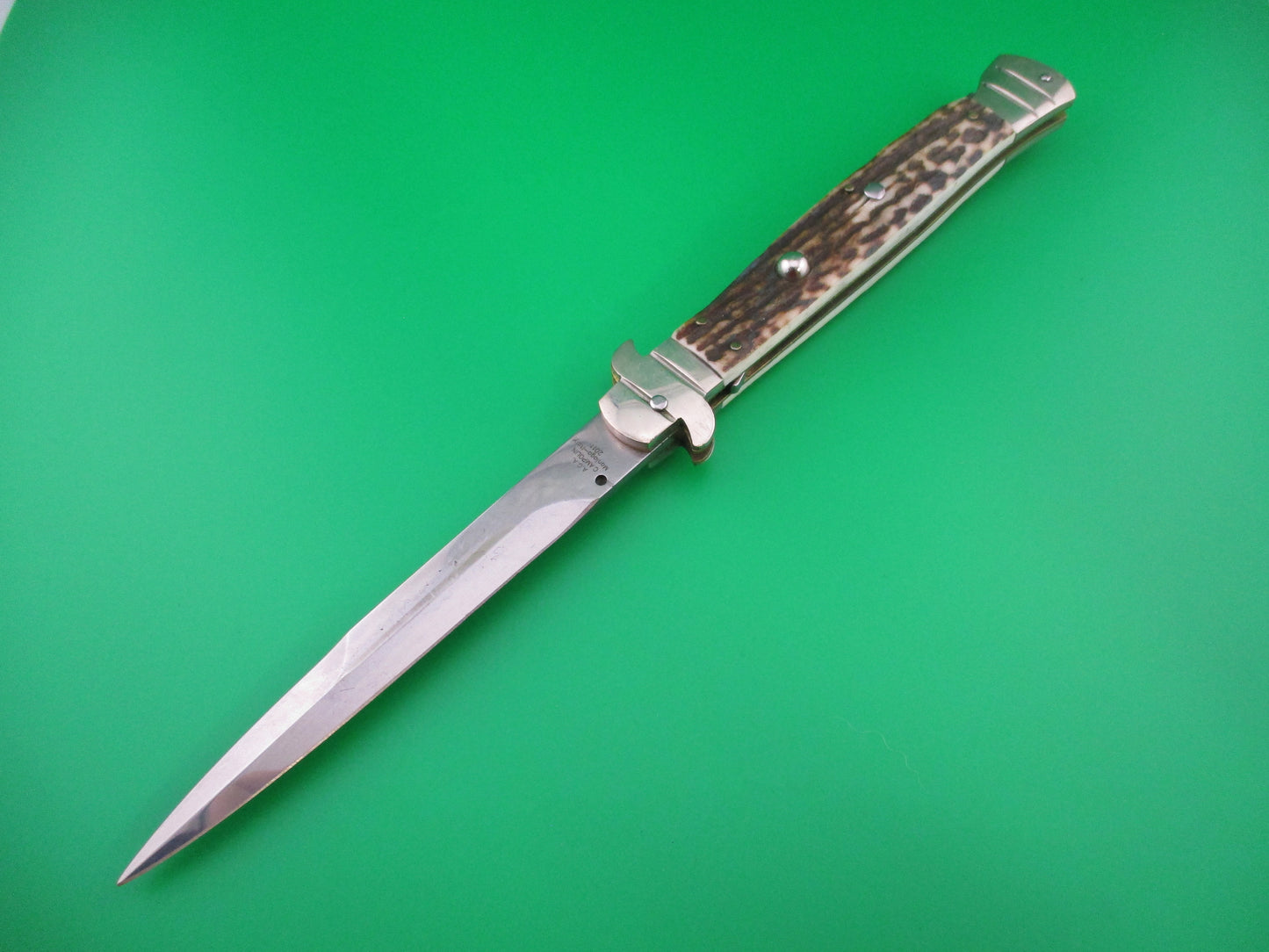 Z AGA Campolin 11 inch Stag Italian switchblade