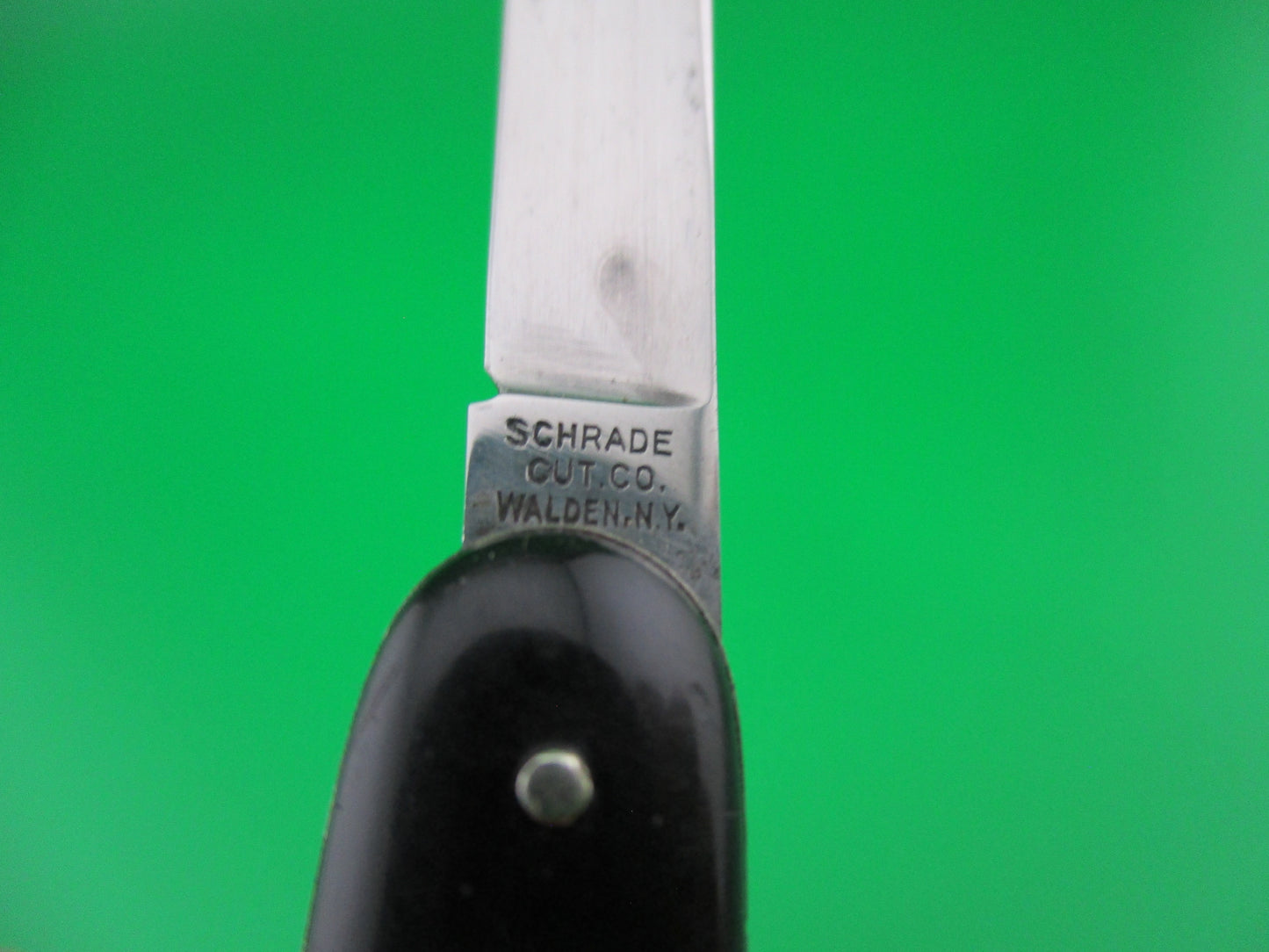 z Schrade Cut Co Small double black switchblade