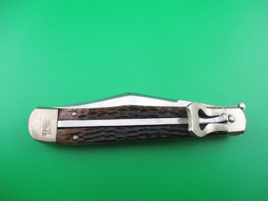 z CASE TESTED XX 6161L Bone switchblade knife