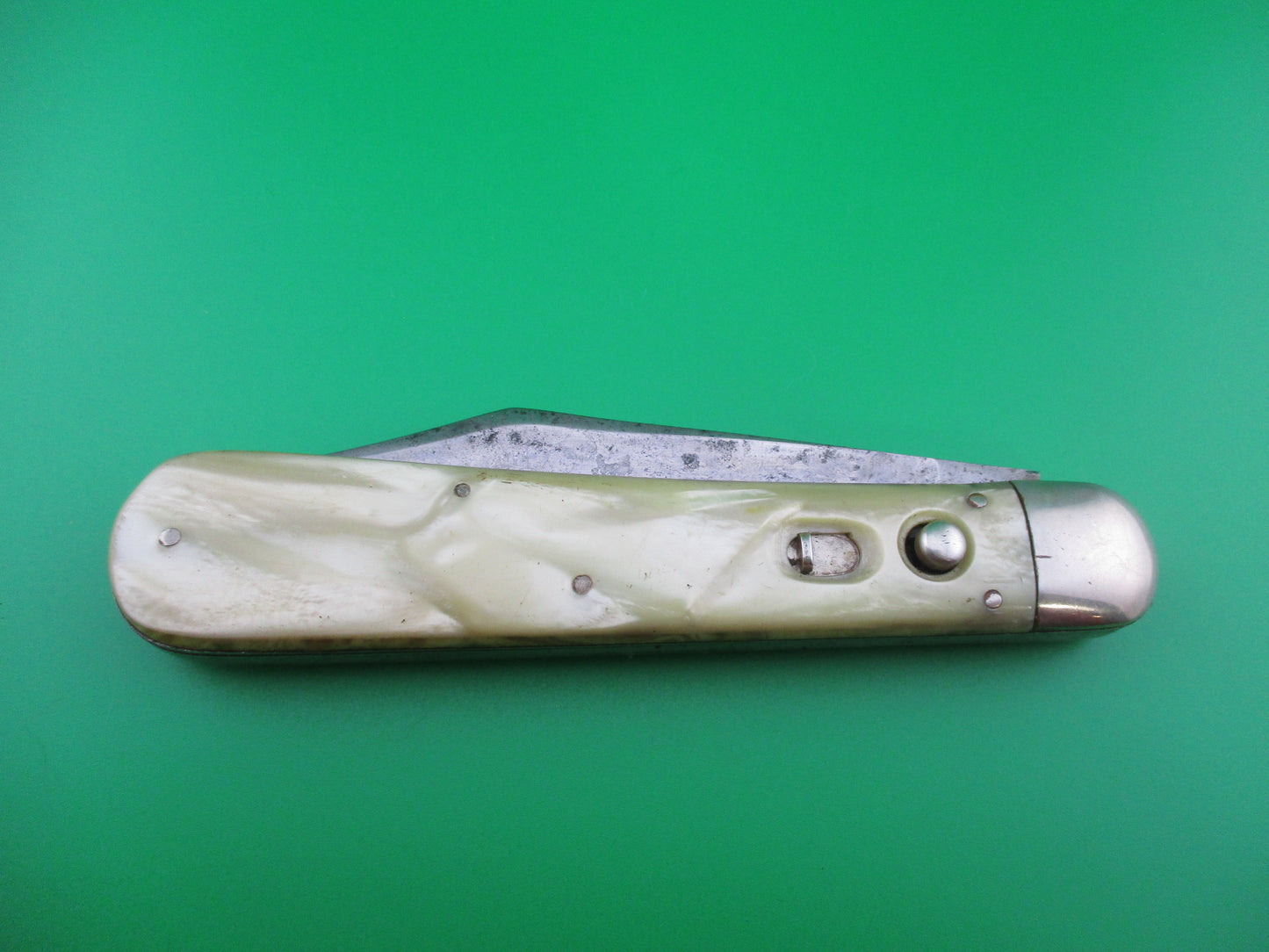 z Shapleigh Diamond Edge Hunter switchblade Marine Pearl