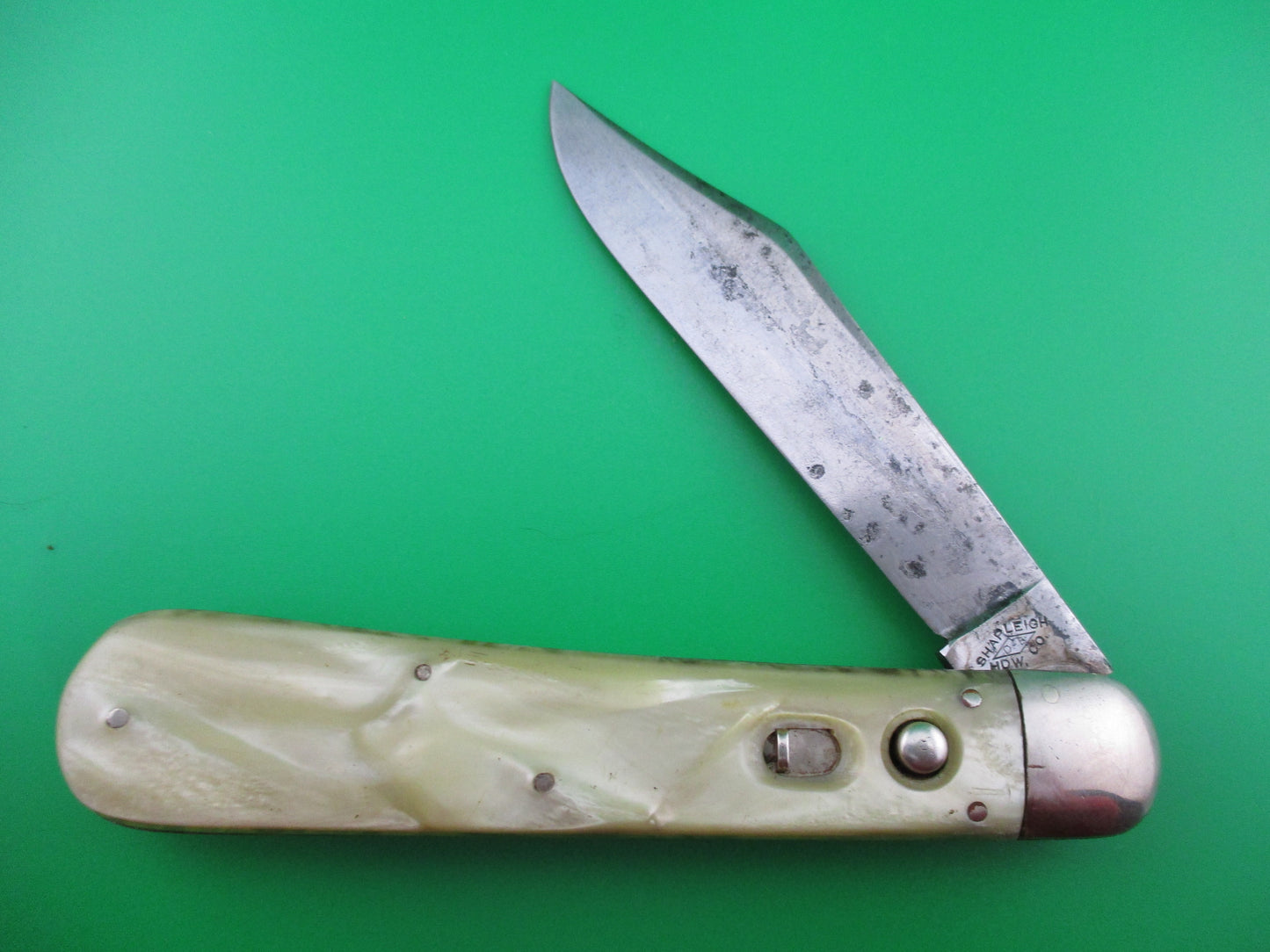 z Shapleigh Diamond Edge Hunter switchblade Marine Pearl