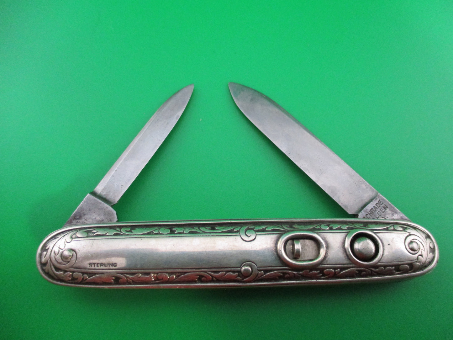 z Schrade Walden Sterling Double switchblade