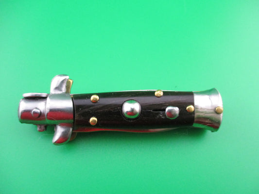 z Italian 12cm Stiletto Dark horn KRIS modern