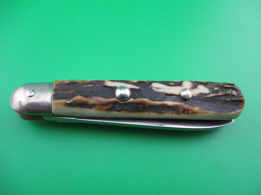 z Rostfrei 16cm Italian vintage Stag Cigar slip joint switchblade