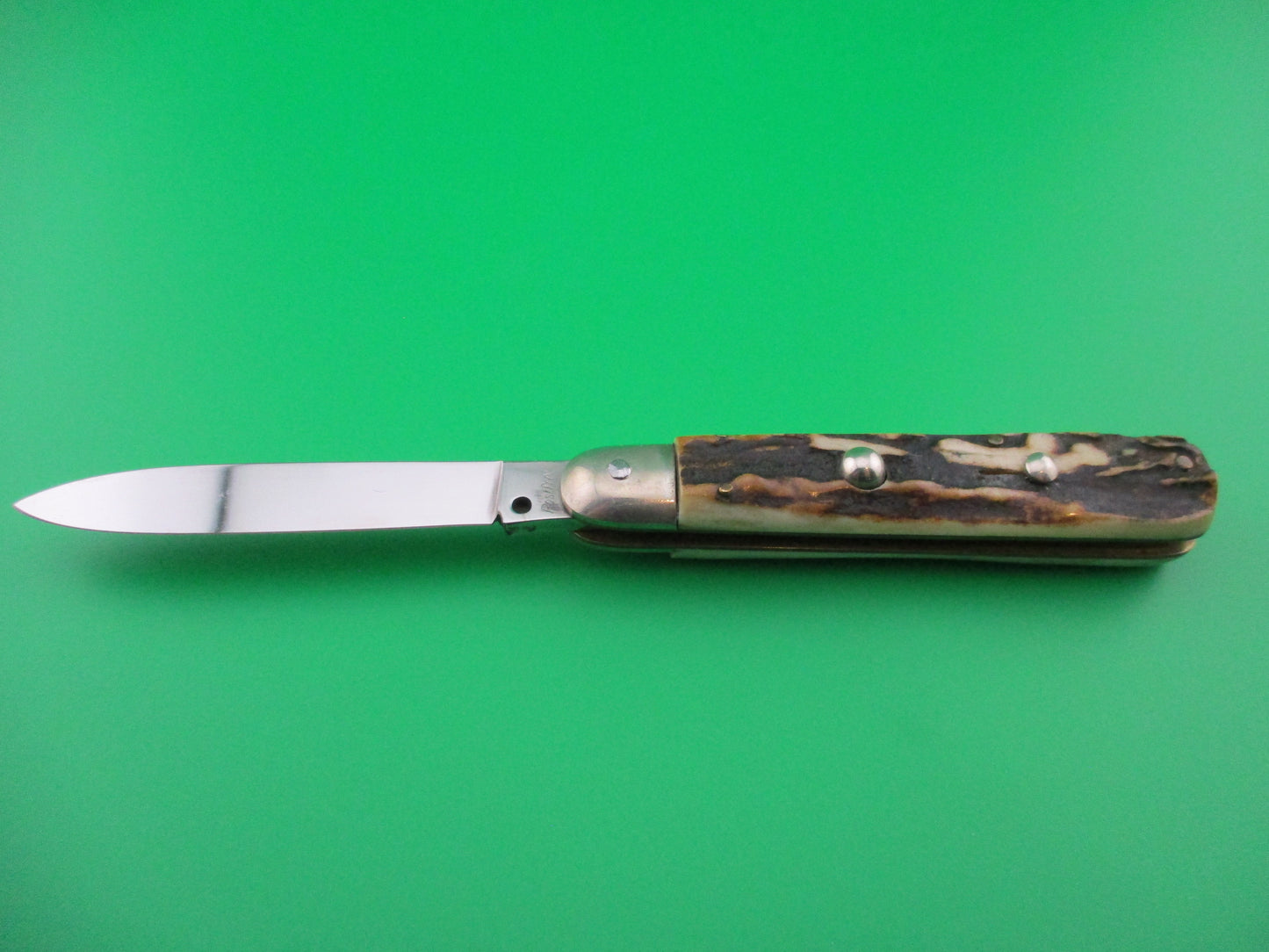 z Rostfrei 16cm Italian vintage Stag Cigar slip joint switchblade
