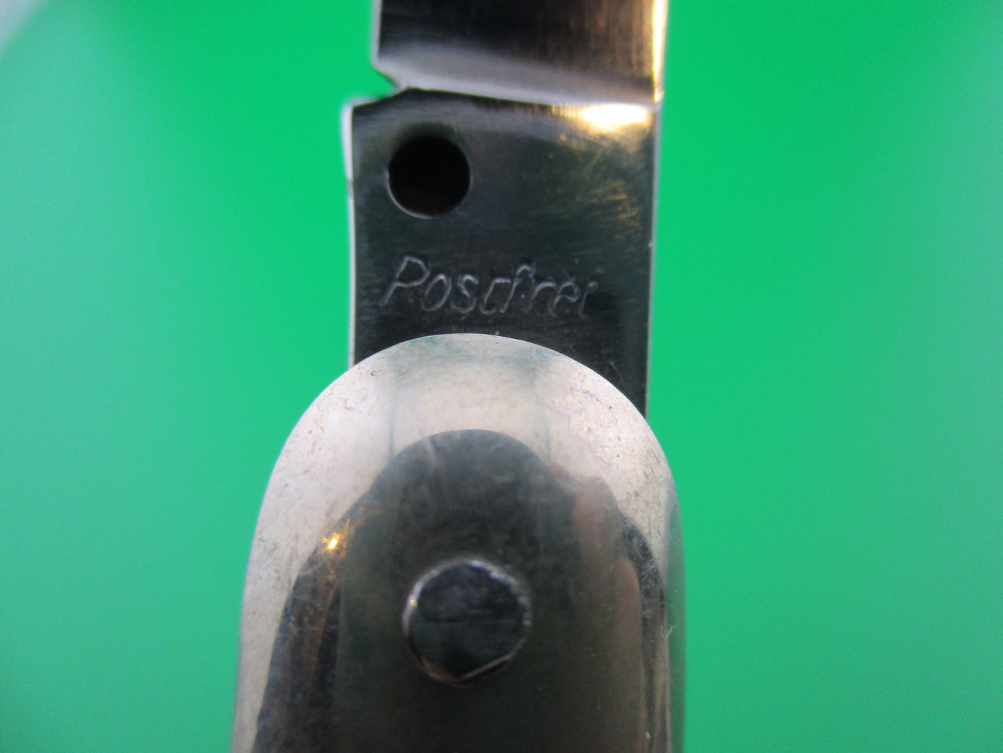z Rostfrei 16cm Italian vintage Stag Cigar slip joint switchblade
