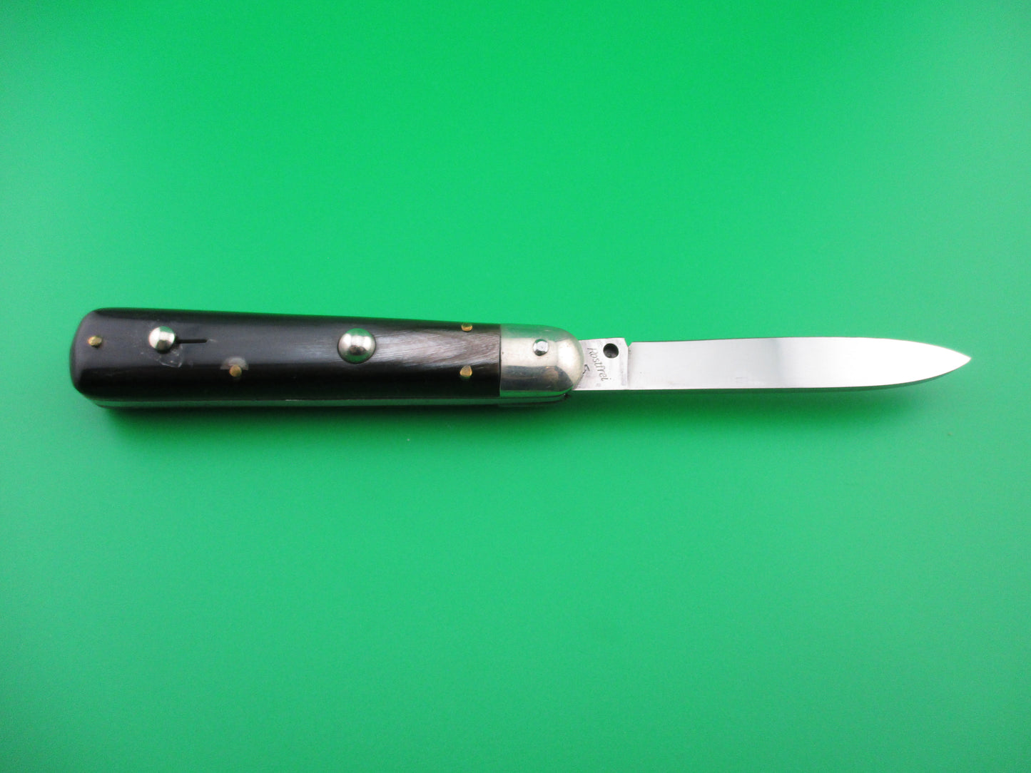 Rostfrei 3 16cm Italian slip joint Horn automatic knife