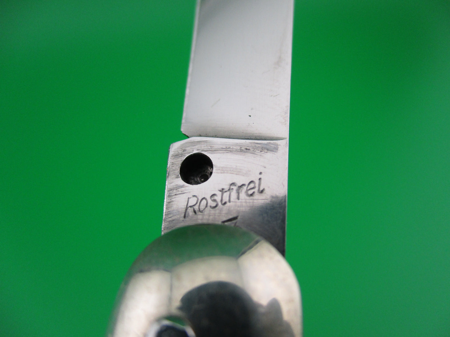 Rostfrei 3 16cm Italian slip joint Horn automatic knife