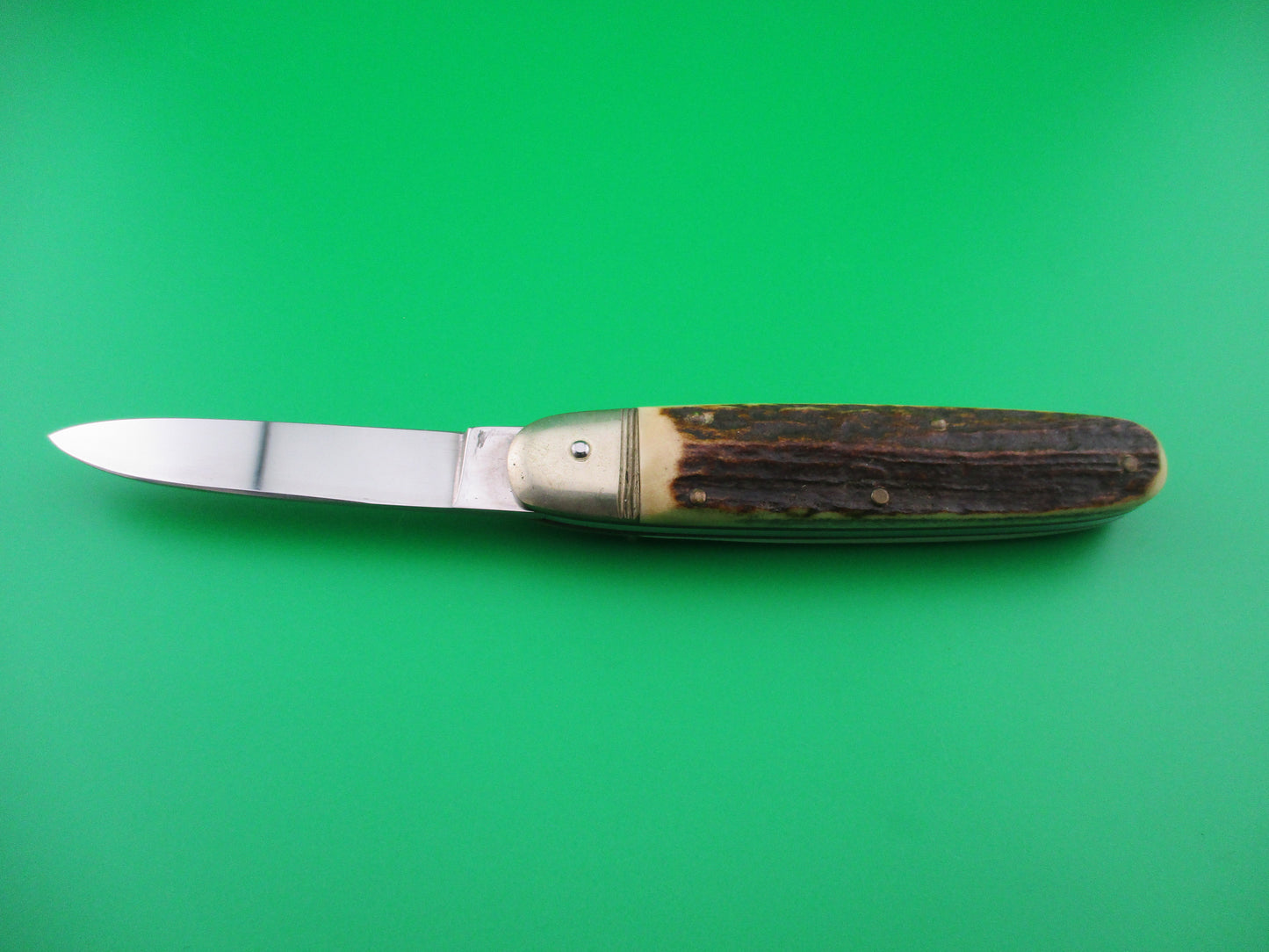 z Hubertus 10cm Cigar Stag Lever automatic knife