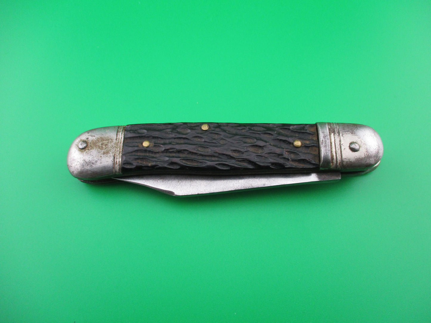 z F.A. BOWER 10cm German Springer bone lever automatic knife
