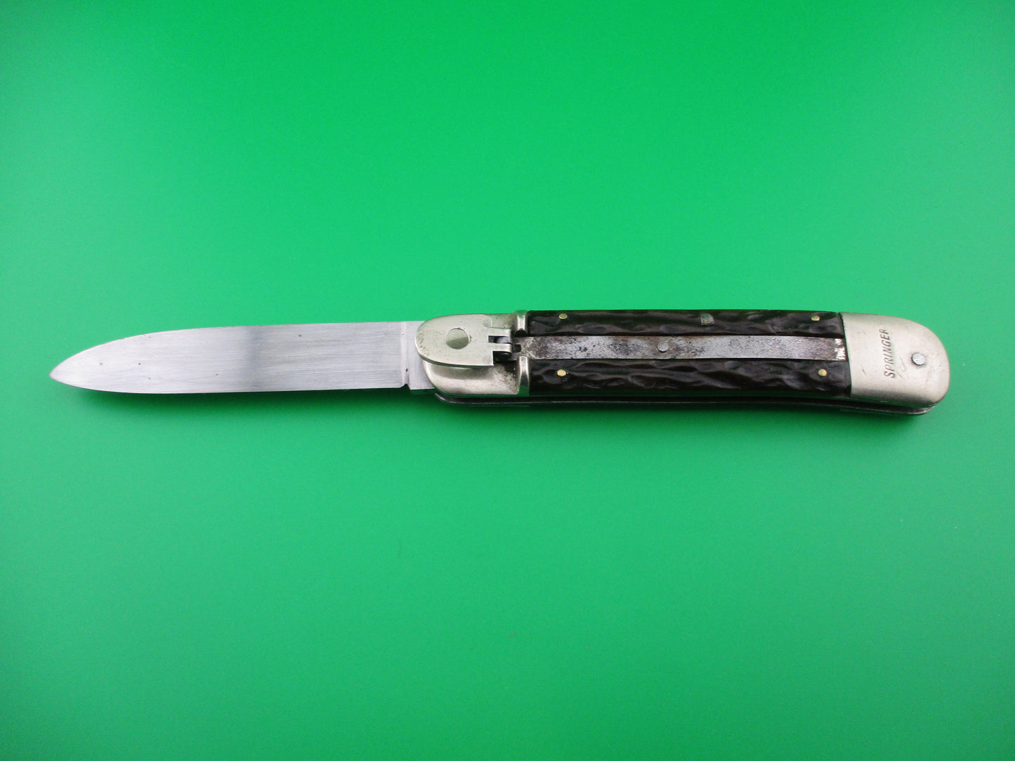z German Vintage 11cm SPRINGER Lever Jigged bone automatic