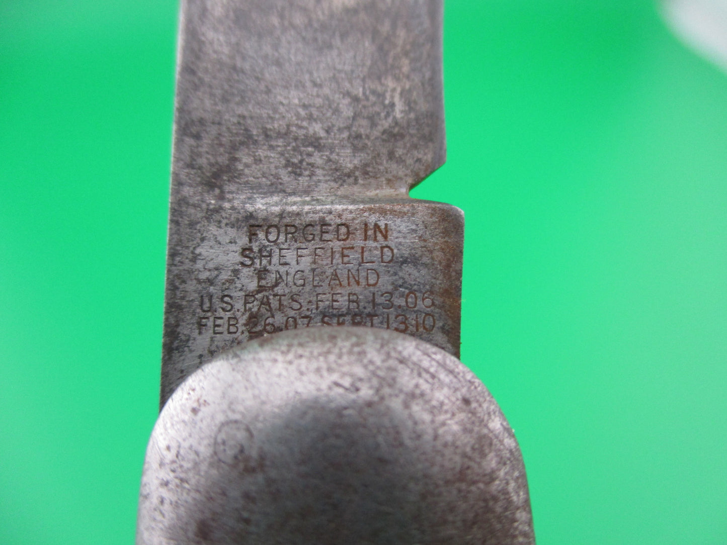 z Wade & Butcher 1920s vintage Hunter Bone switchblade