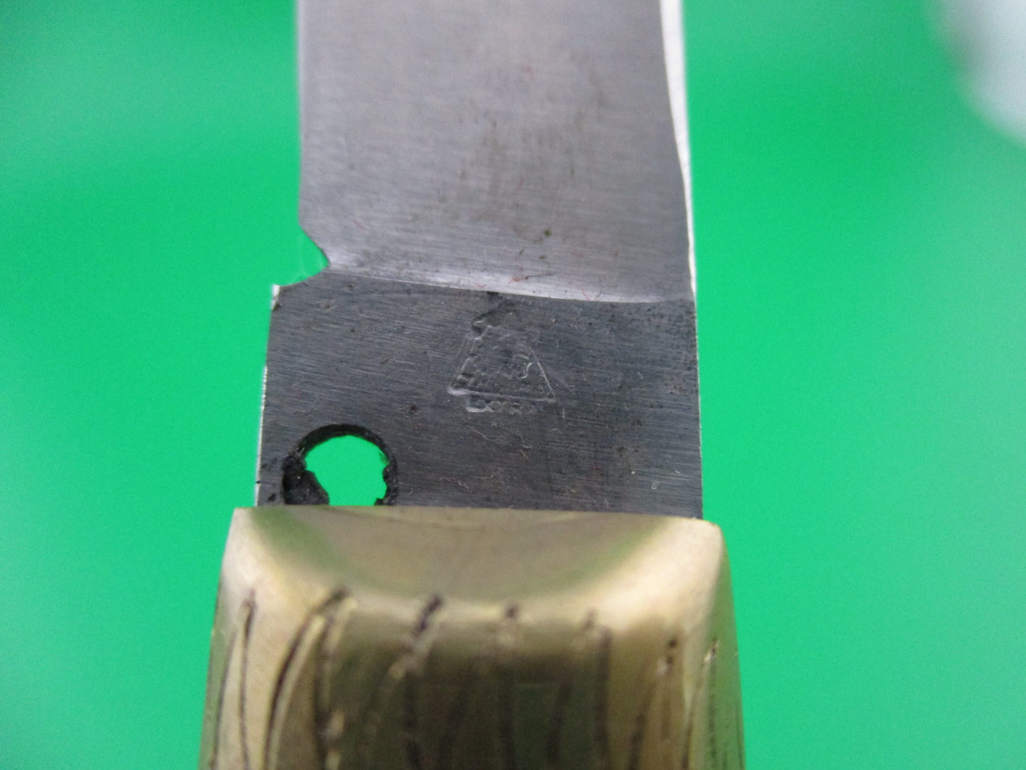 Jndiana Pattada 16cm Italian Stag Bird's Head switchblade knife