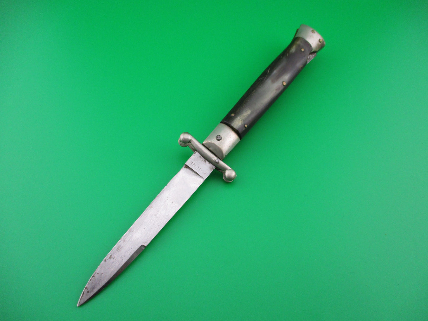 MADE IN ITALY INOXID PATENT 21cm Italian Swing Guard Red dot automatic knife