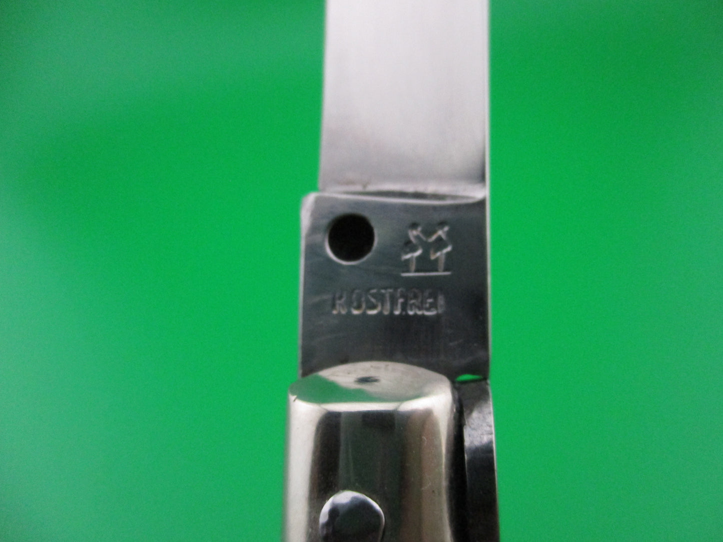z Kissing Crane vintage 20cm Italian stag Humpback switchblade knife