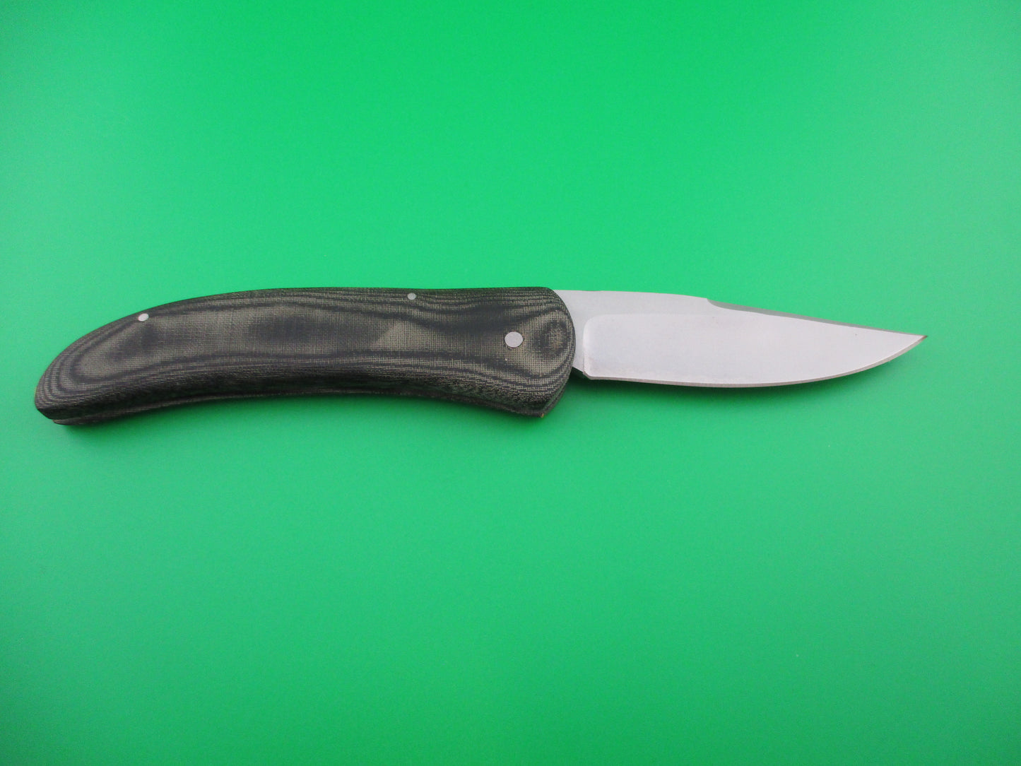 z Huck Custom 96 Micarta Coilspring automatic knife