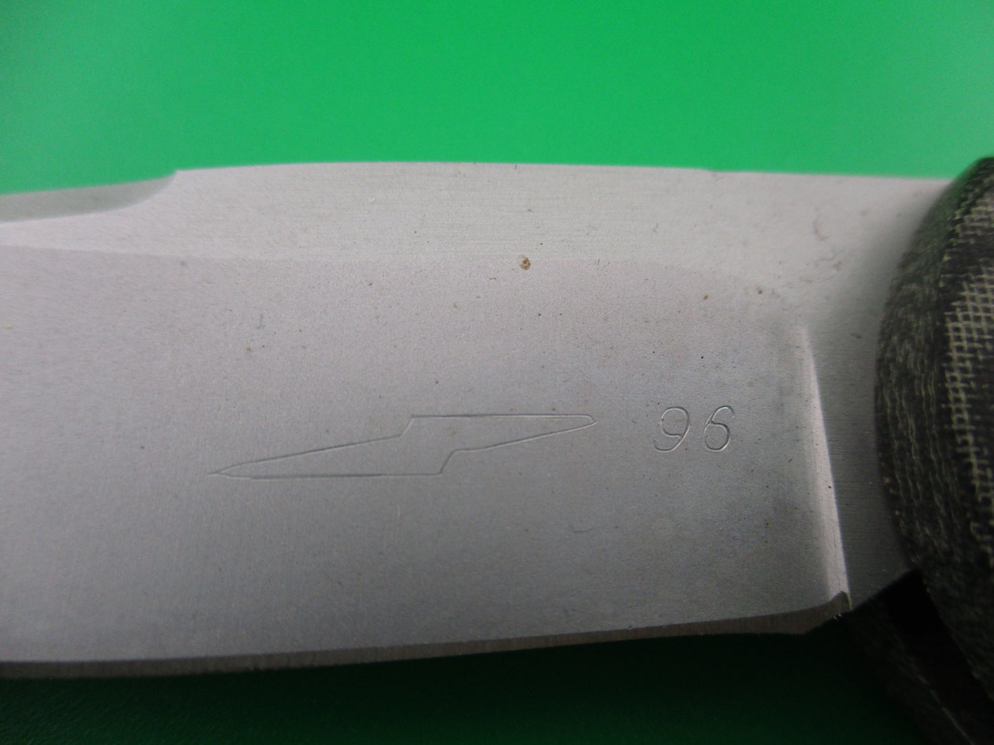 z Huck Custom 96 Micarta Coilspring automatic knife