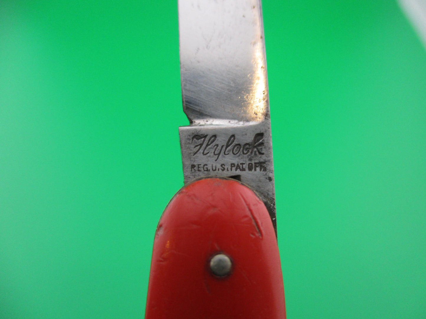 Flylock Letter Opener Red THE BRANCH MIDDLE KAUFF Co advertising