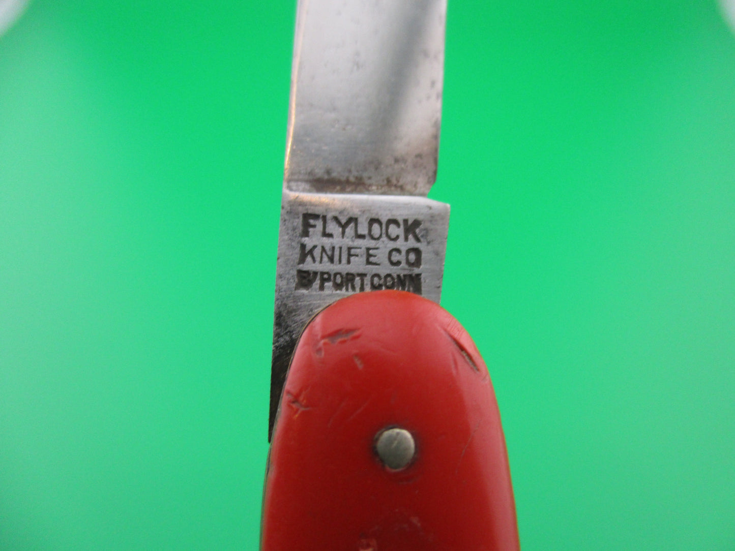 Flylock Letter Opener Red THE BRANCH MIDDLE KAUFF Co advertising