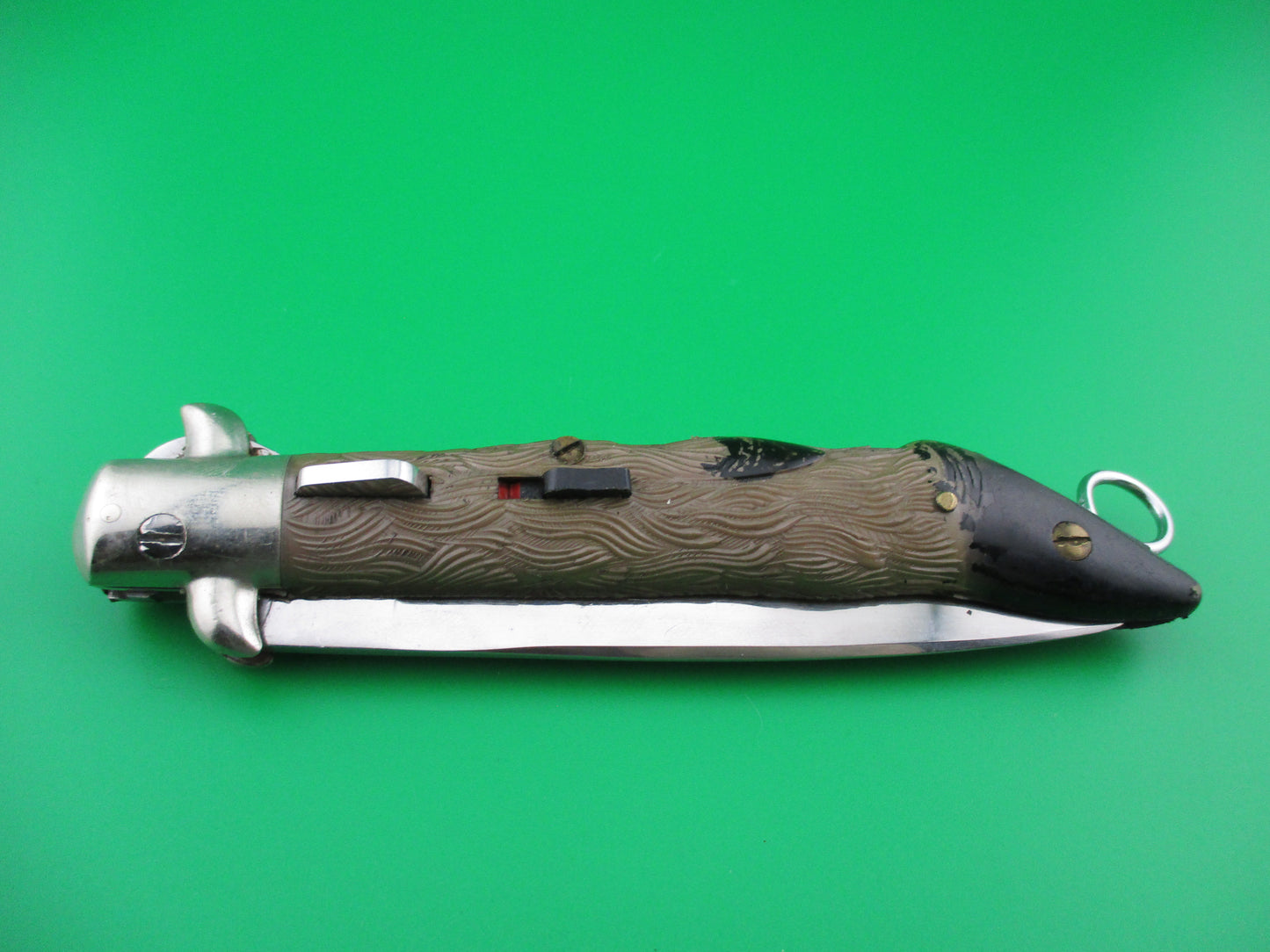 French vintage24cm Leg Hoof automatic knife