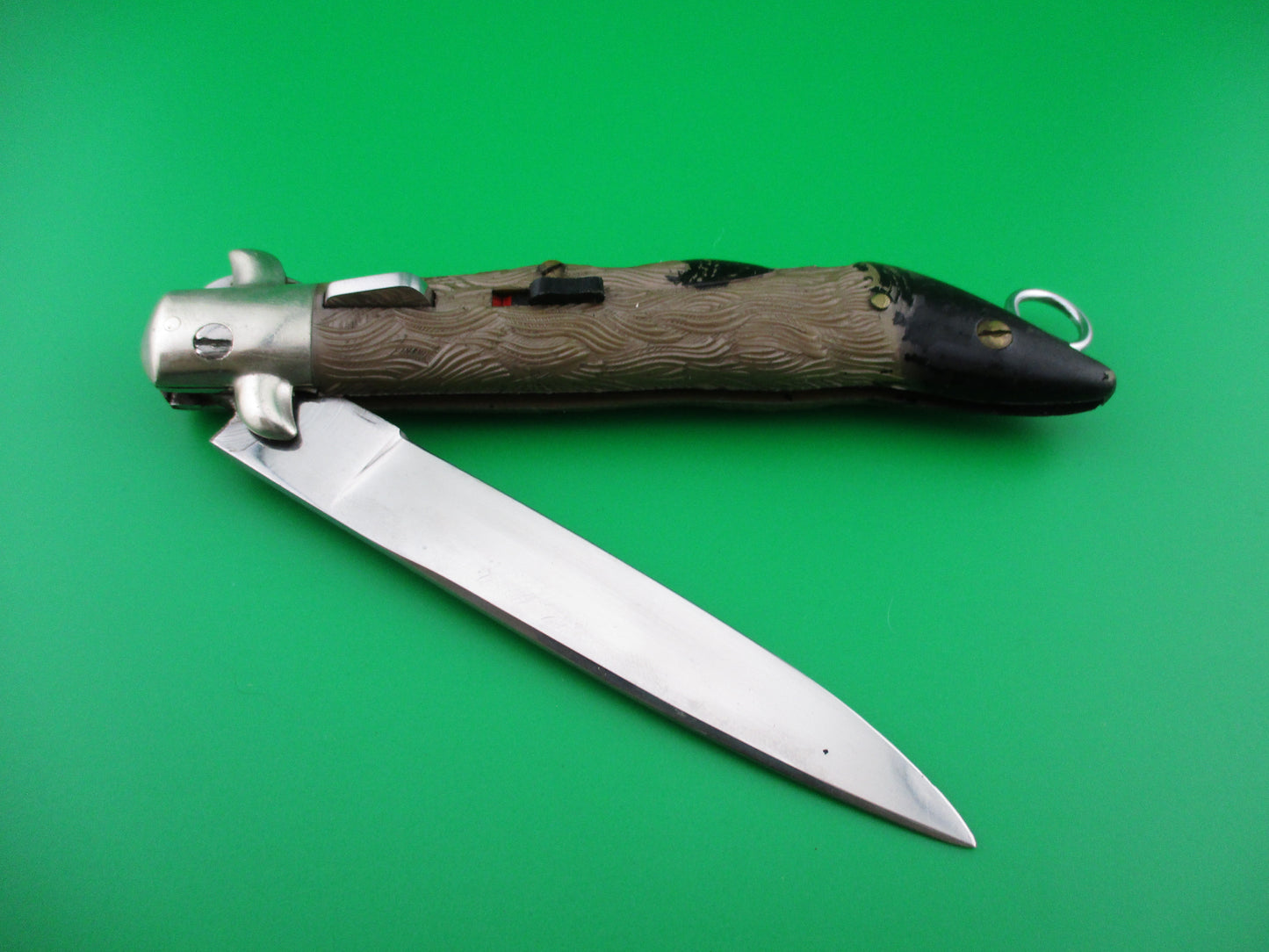 French vintage24cm Leg Hoof automatic knife