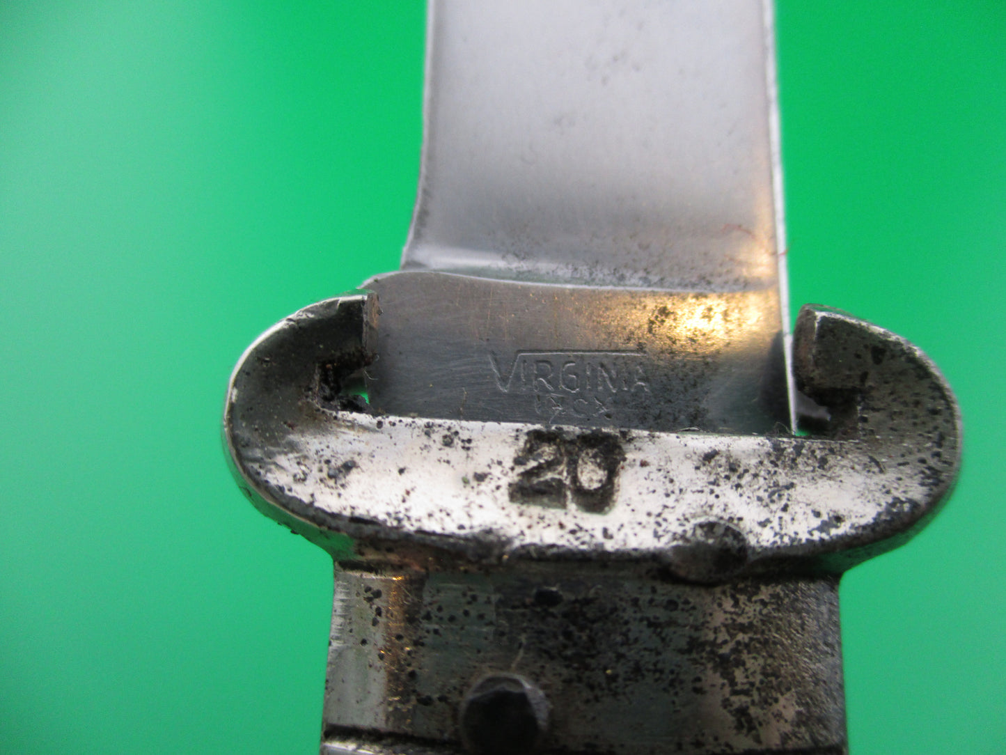 z Virginia INOX vintage Italian Bone shell puller lever switchblade