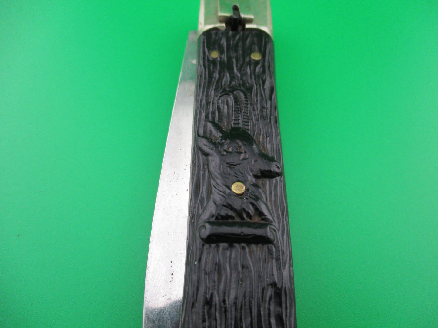 Spanish IHER INOX Lever Antelope automatic knife