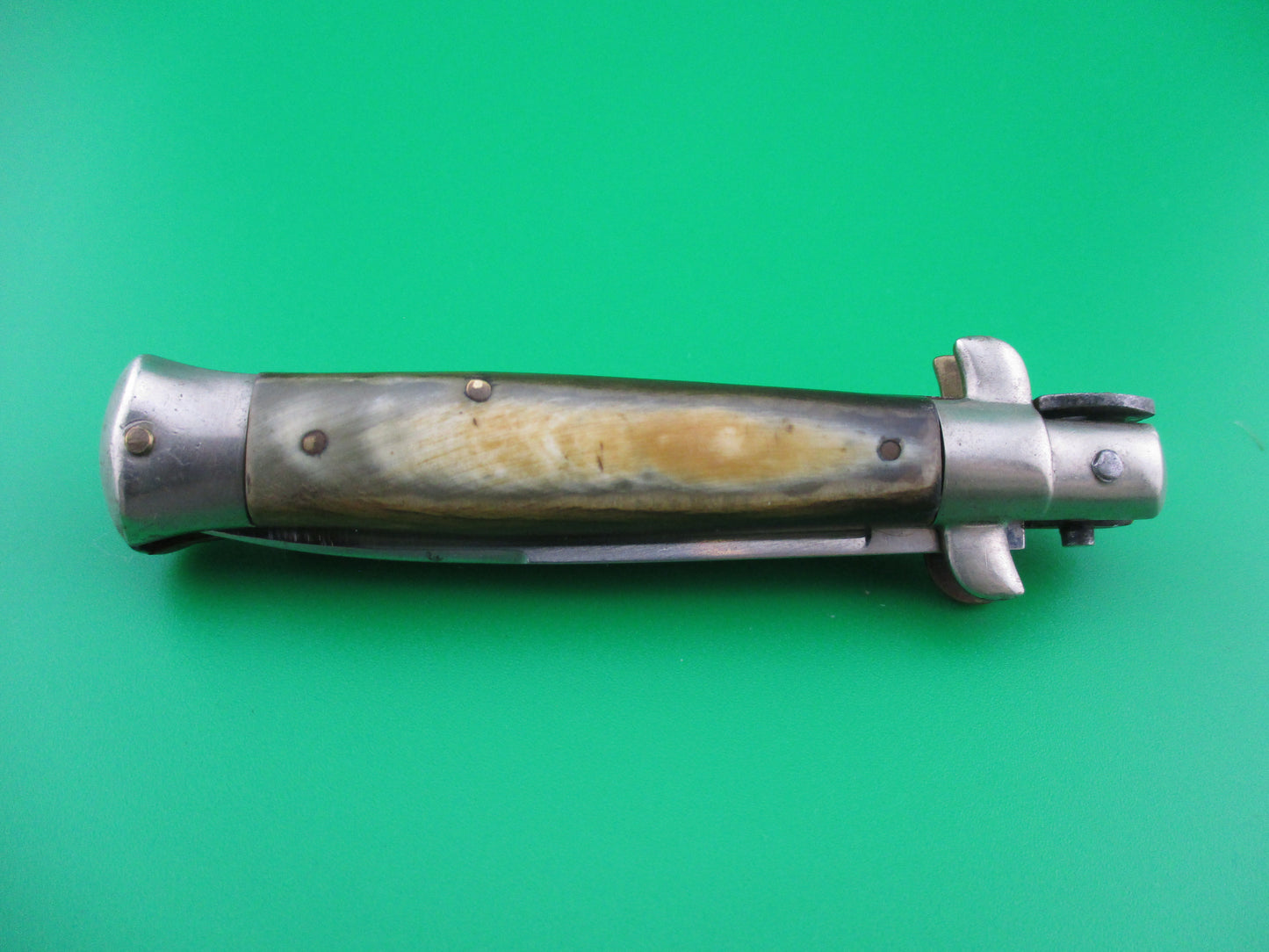 z QJD Vintage 16cm Italian Picklock INOX French Importer automatic knife
