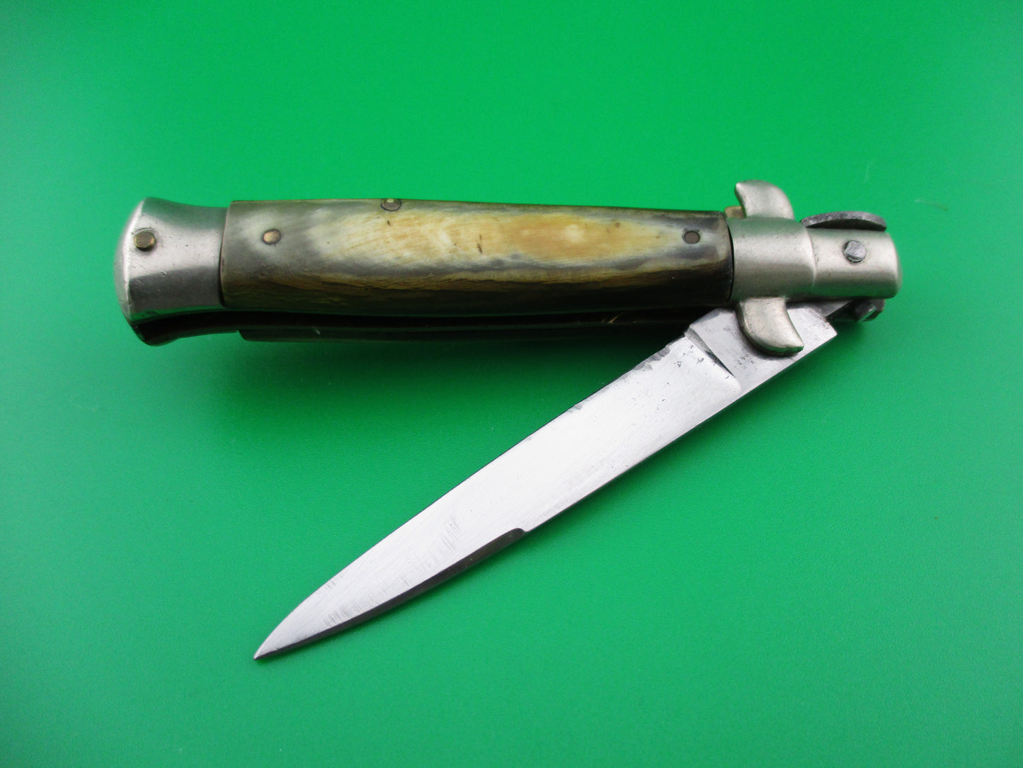 z QJD Vintage 16cm Italian Picklock INOX French Importer automatic knife