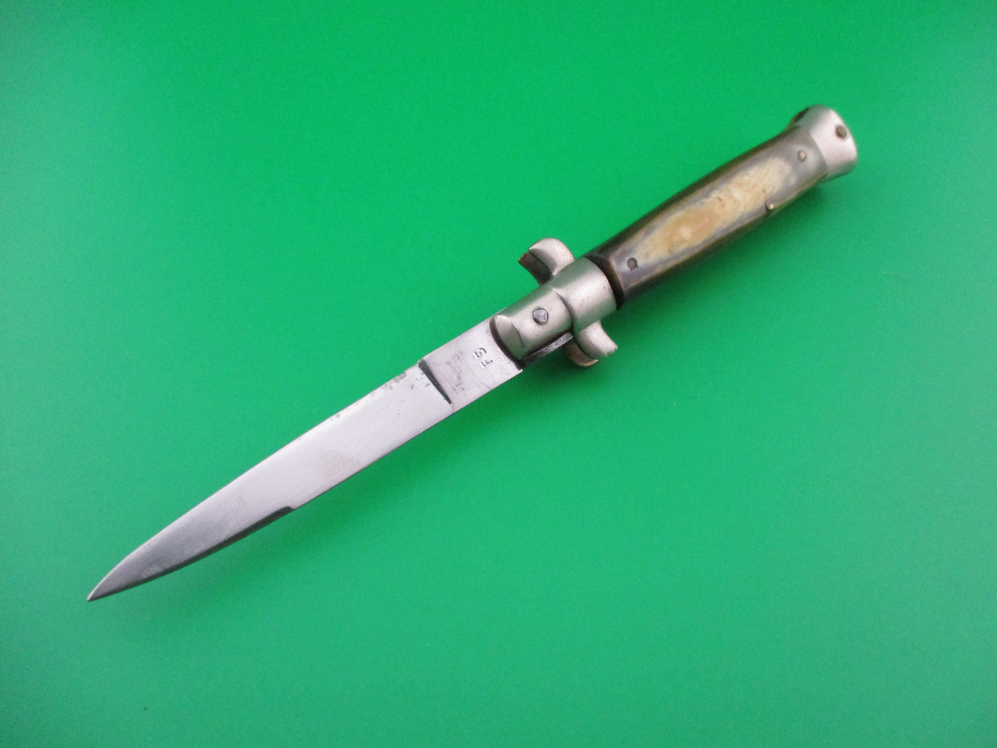 z QJD Vintage 16cm Italian Picklock INOX French Importer automatic knife