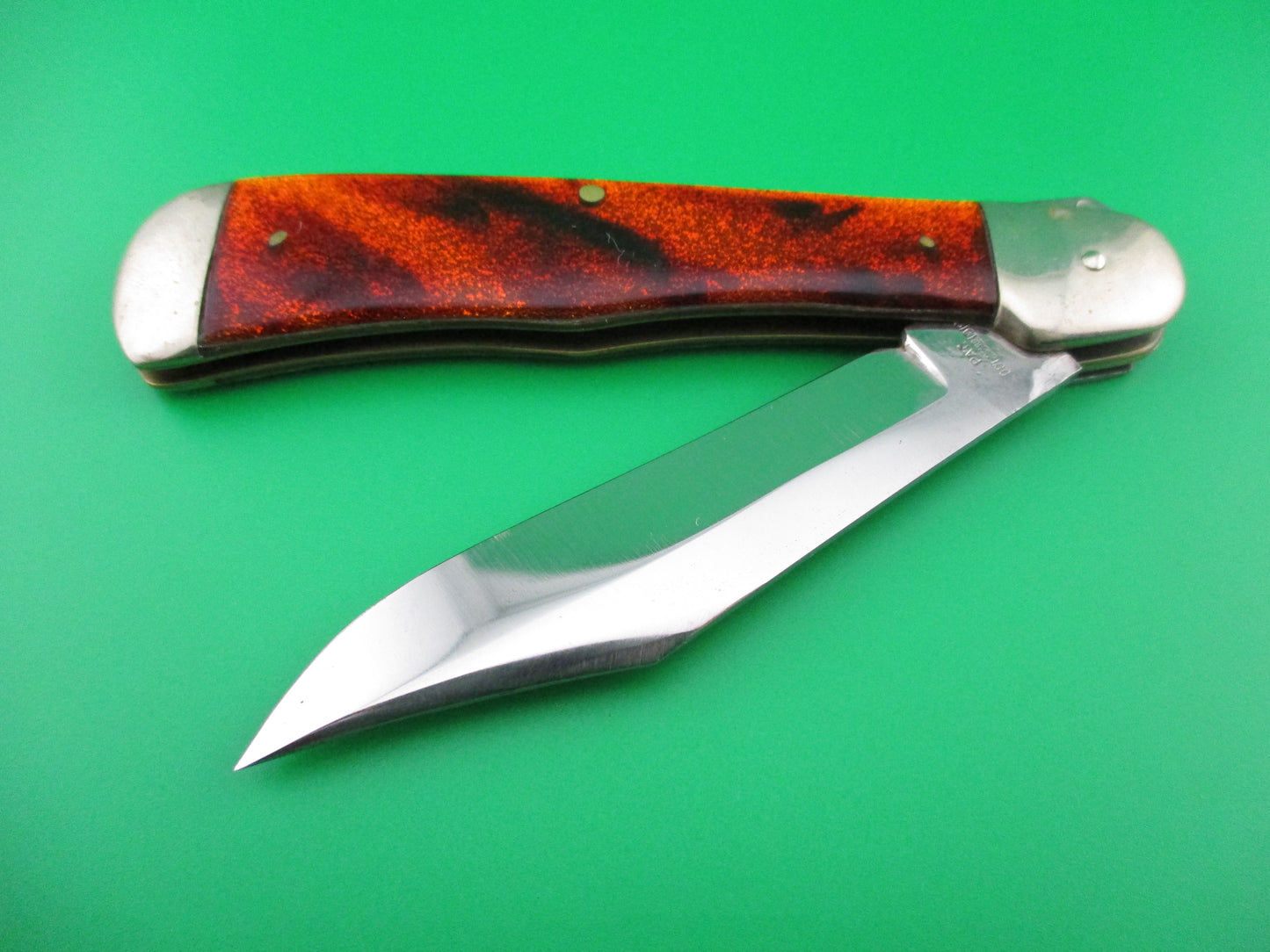Z AC MFG CO Aerial Original 1930s Glitter celluloid switchblade knife
