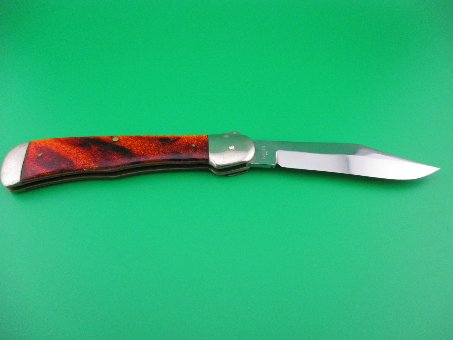 Z AC MFG CO Aerial Original 1930s Glitter celluloid switchblade knife