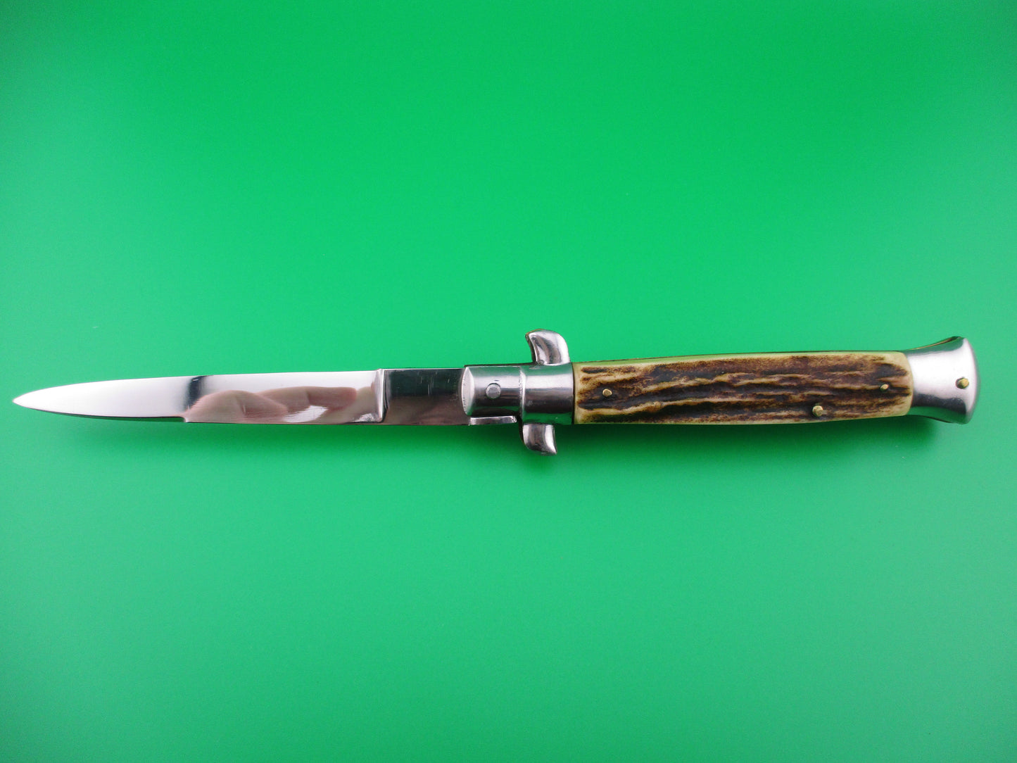 Coricama Inox Vintage Italian 23cm Transitional Stag Stiletto switchblade