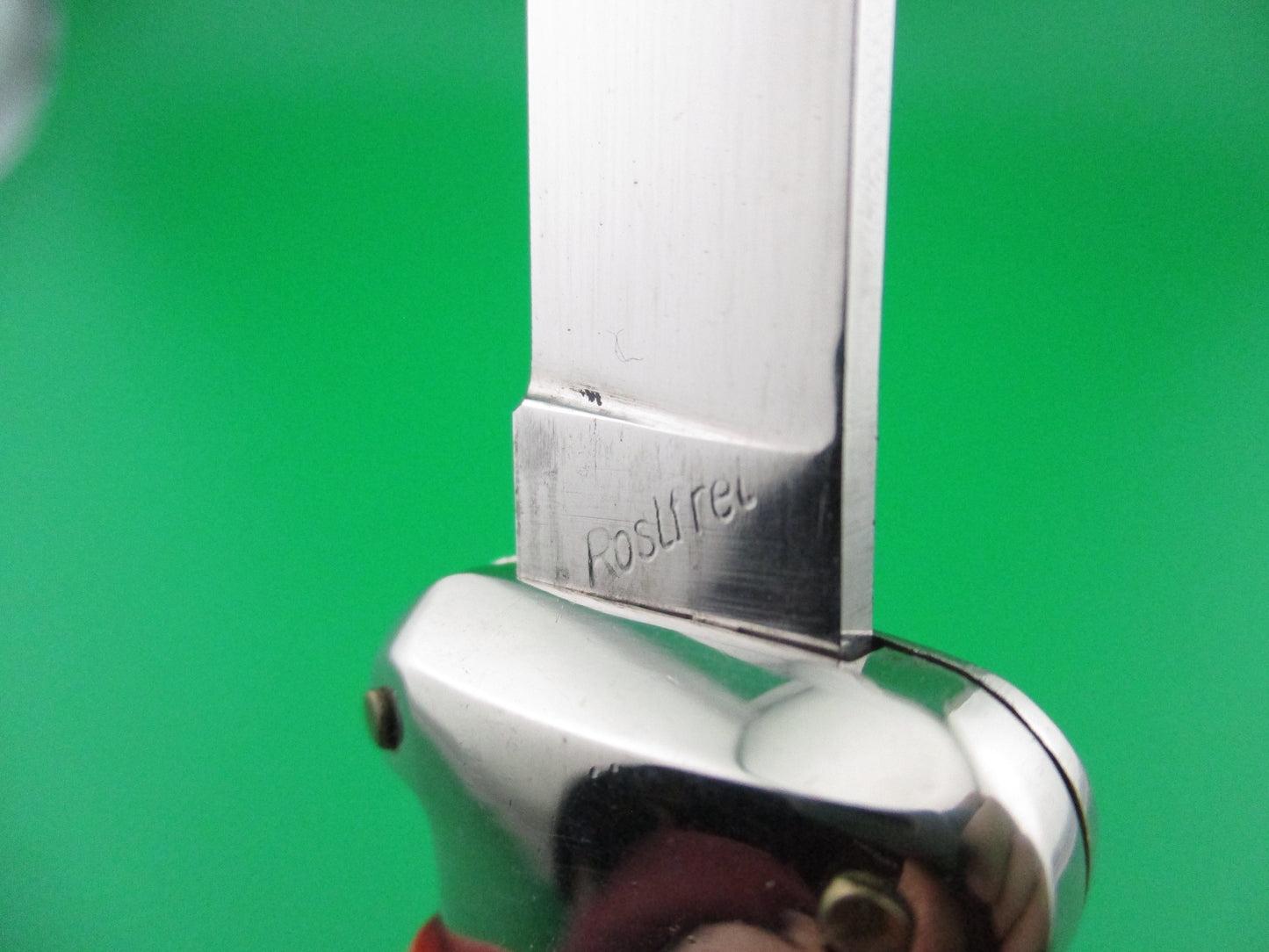 z Rostfrei (slant) PATENT 20cm Italian Rare Vintage Side cocker OTF Red automatic knife SA