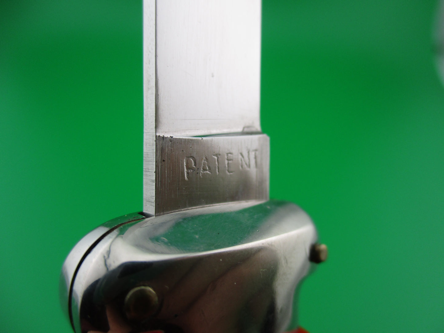z Rostfrei (slant) PATENT 20cm Italian Rare Vintage Side cocker OTF Red automatic knife SA