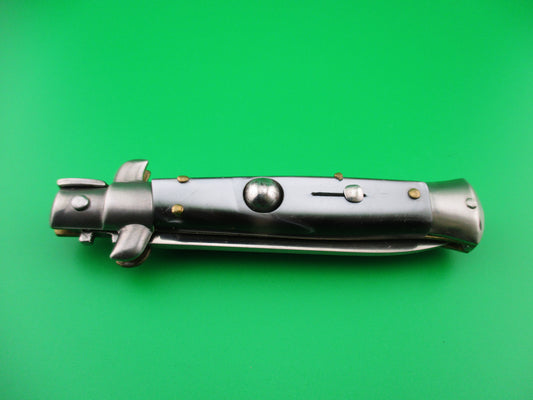 z ROSTFREI 18cm Italian vintage stiletto Black Pearlex switchblade
