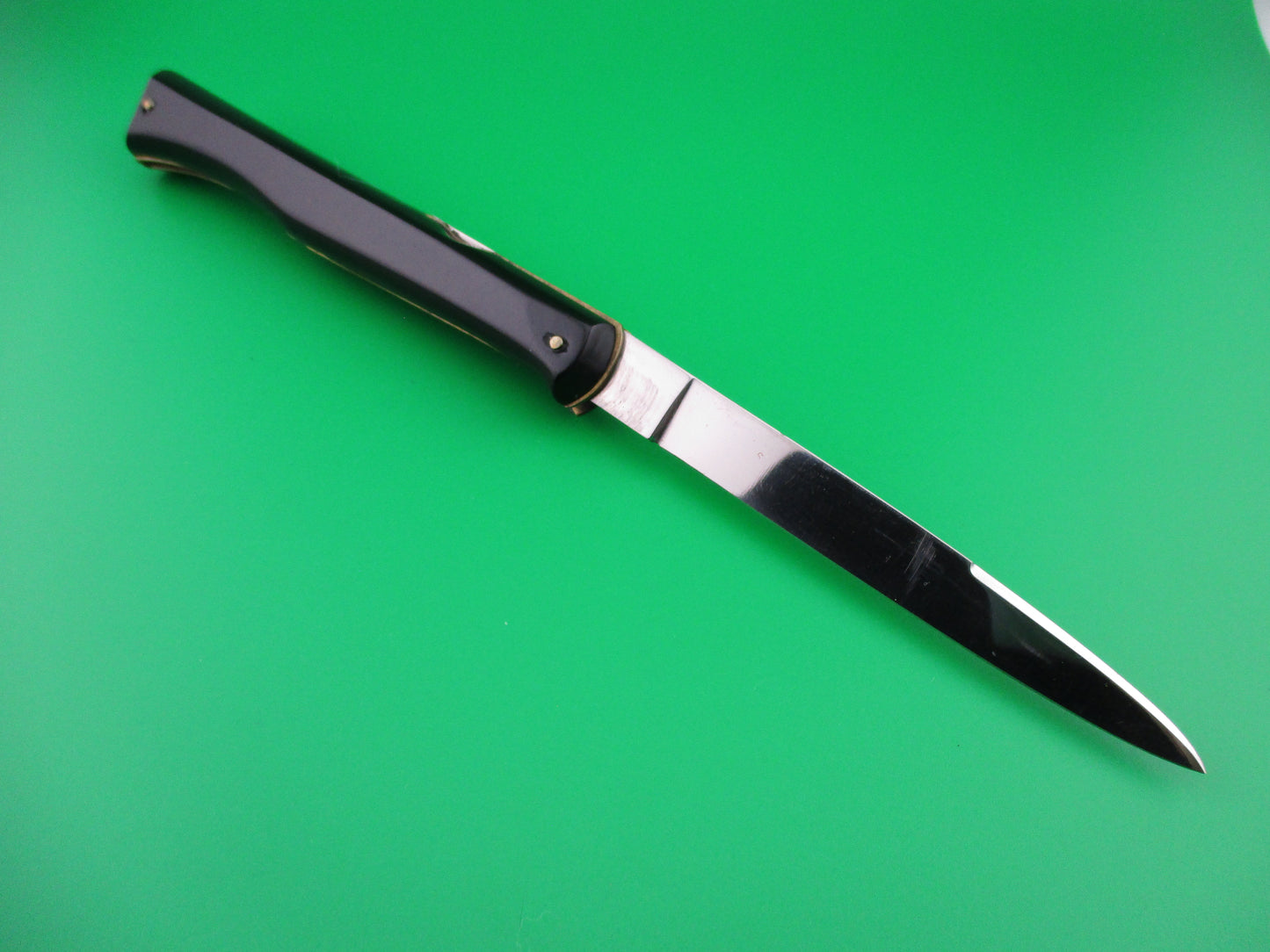 z INOX PATENT 24cm Italian Ackermannchen style Black switchblade