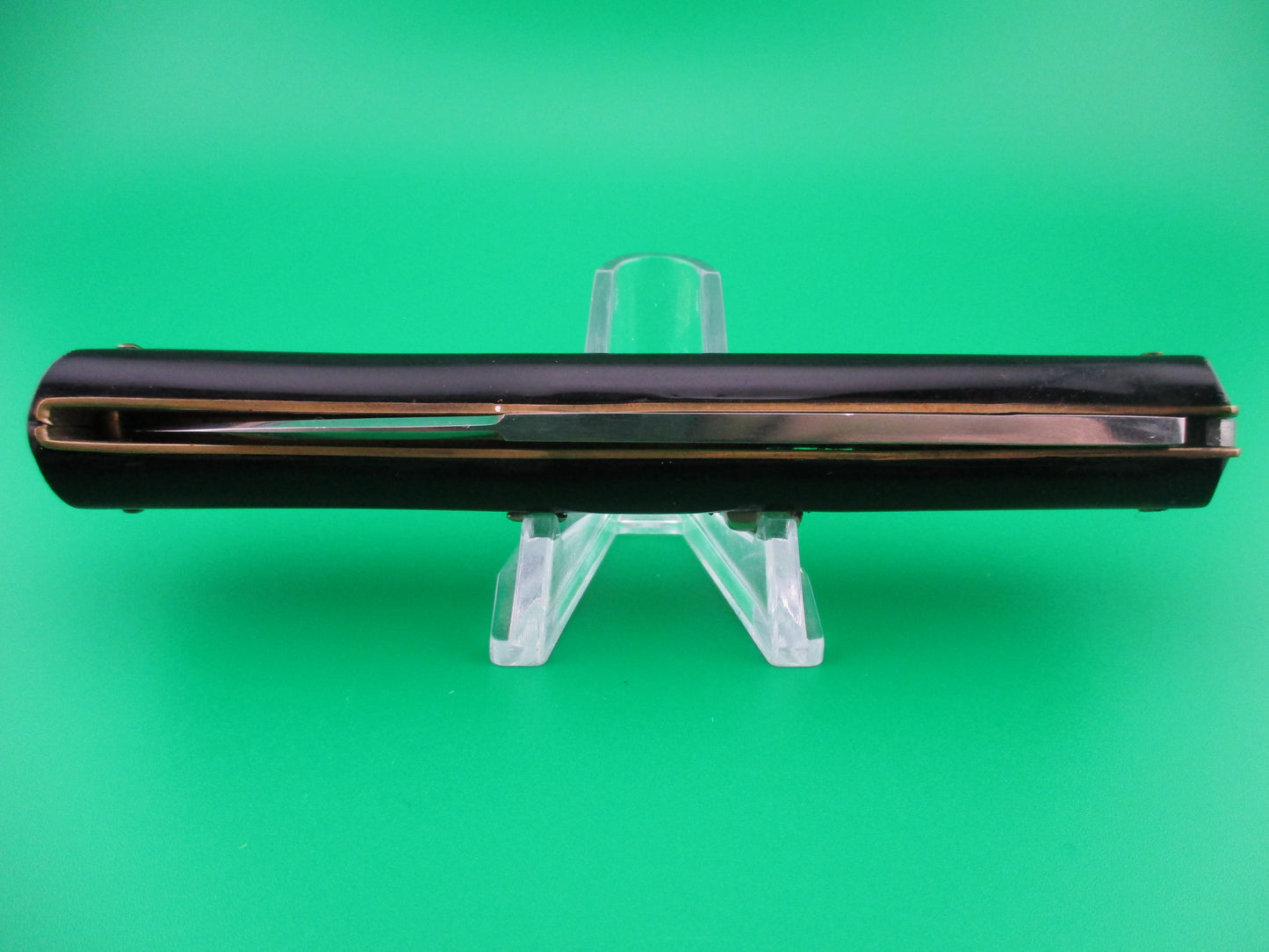 z INOX PATENT 24cm Italian Ackermannchen style Black switchblade