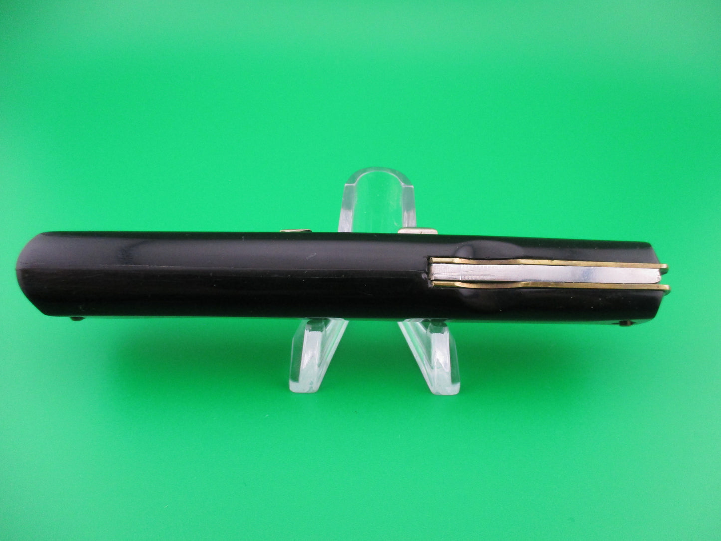 z INOX PATENT 24cm Italian Ackermannchen style Black switchblade