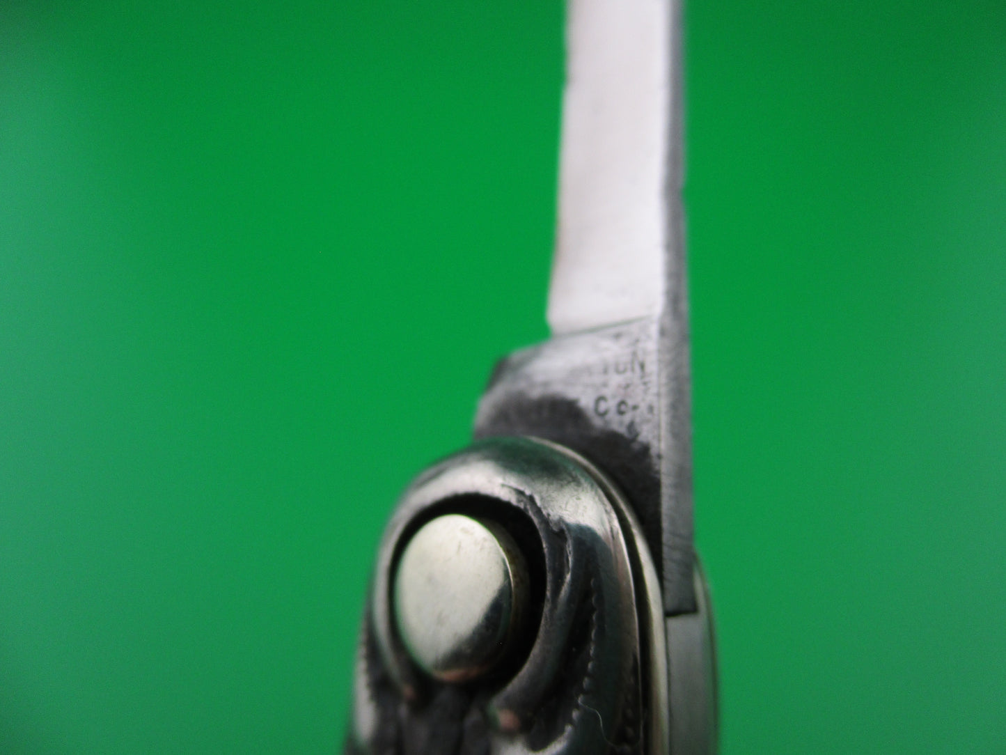z Press Button Knife Co medium Sterling Silver Satyr double switchblade