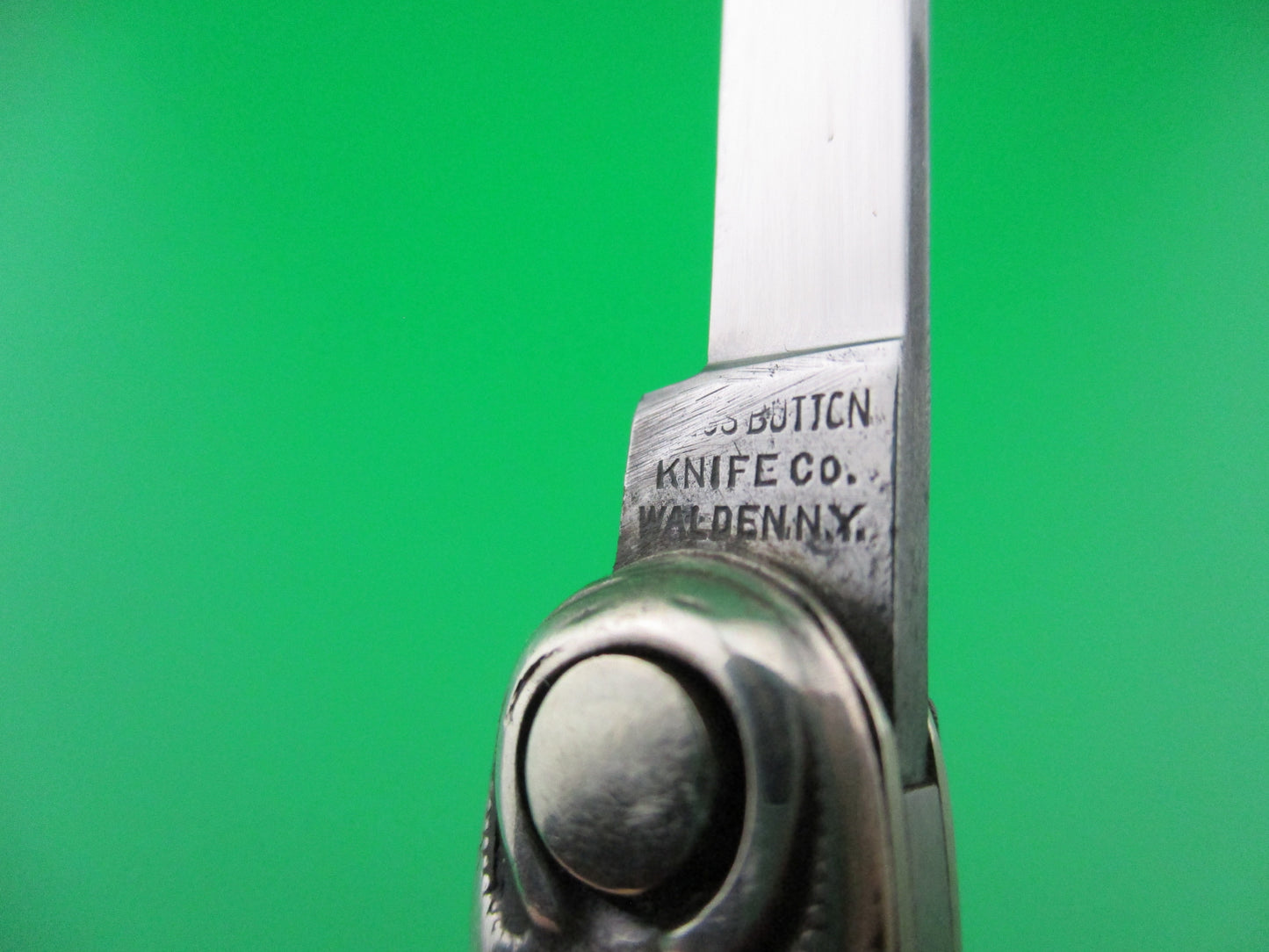 z Press Button Knife Co medium Sterling Silver Satyr double switchblade