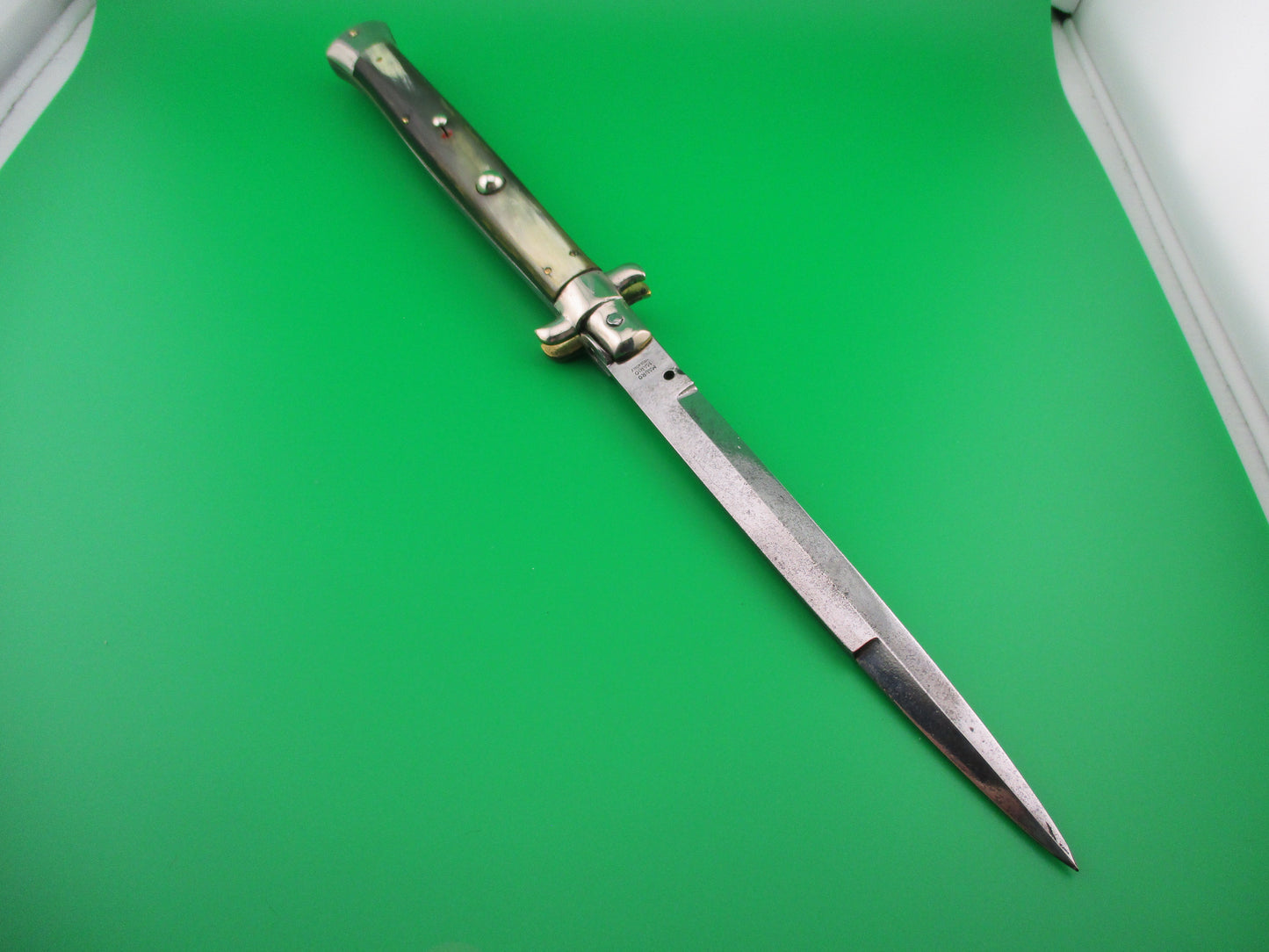z Mauro Mario 13 inch vintage Italian picklock switchblade 1950s 5mm